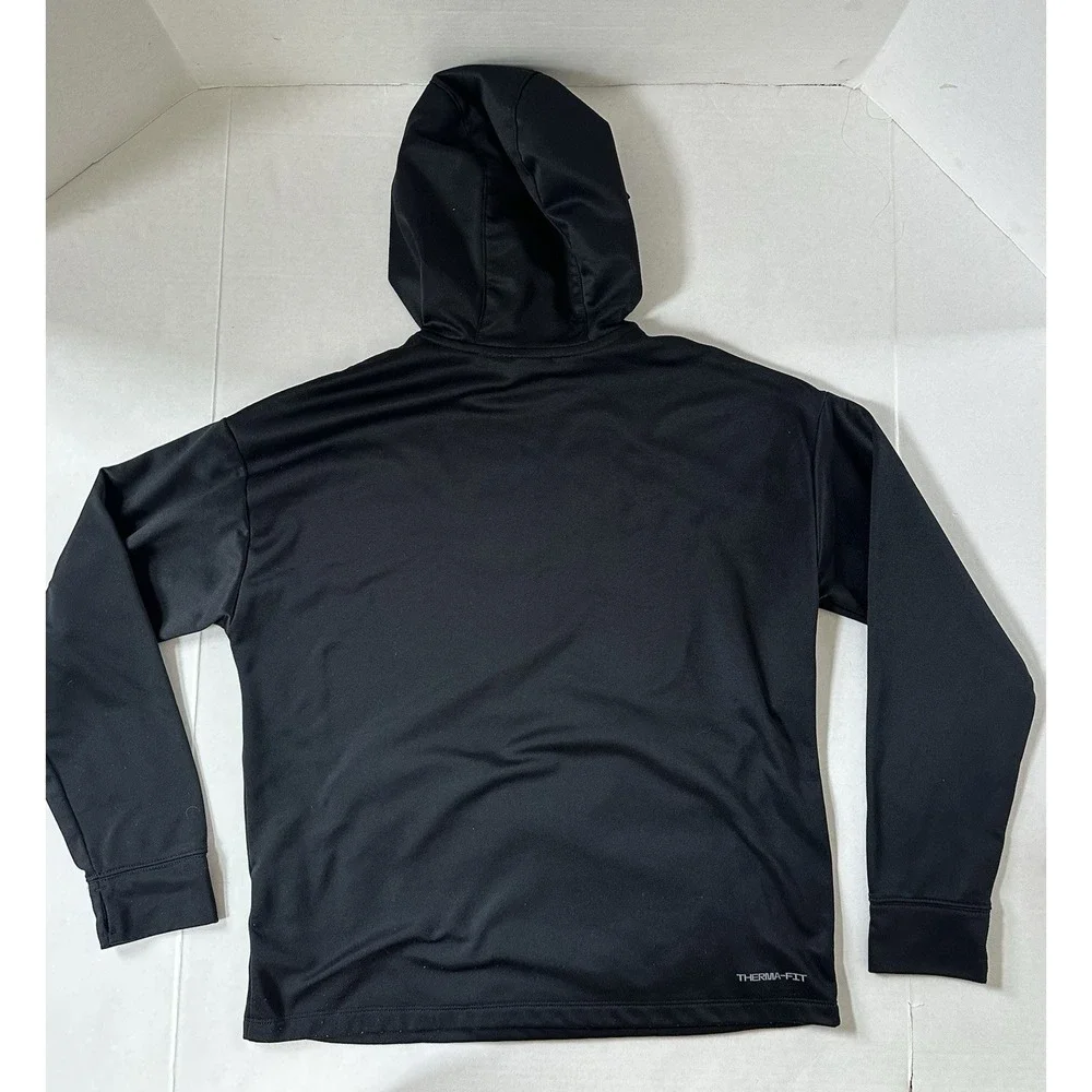 Nike Softball Therma-Fit Fleece Hoodie Pullover Black Size Kids Girls XL
